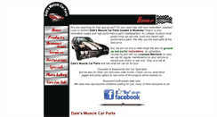 Desktop Screenshot of dalesmusclecarparts.com